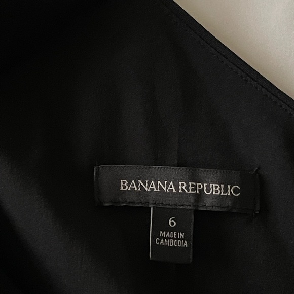 Banana Republic Black One Shoulder Jumpsuit (size 6) - Picture 7 of 9